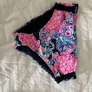 Lilly Bikini Bottoms high tide navy